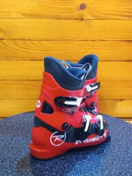 LYŽE VOLKL RACETIGER GS 110CM + LYŽIARKY ROSSIGNOL COMP J RED 22MP